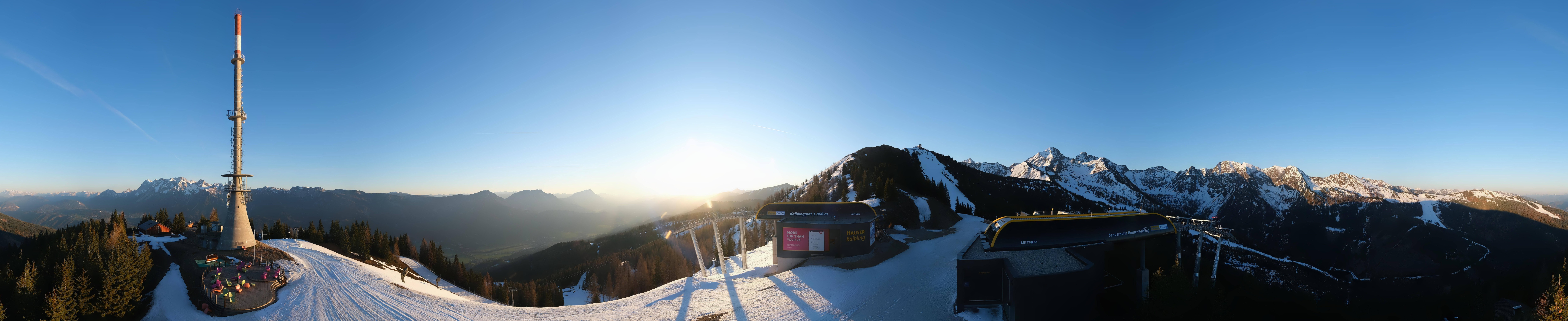 Archived image Webcam 360 degree Panoramic view Hauser Kaibling