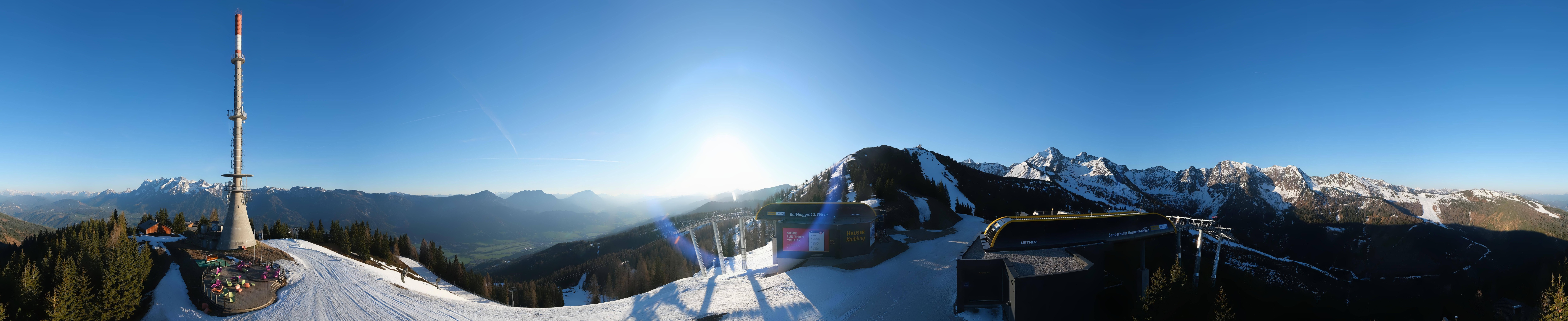 Archived image Webcam 360 degree Panoramic view Hauser Kaibling