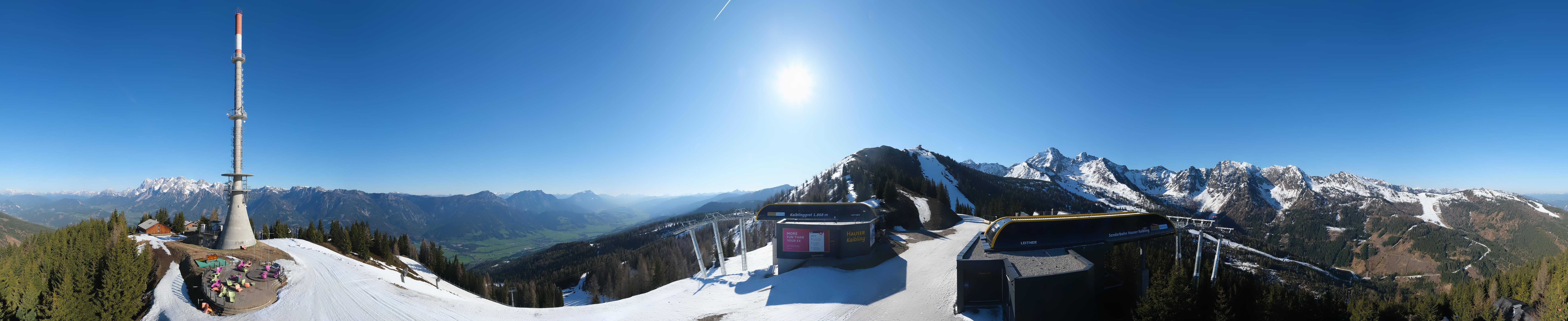 Archived image Webcam 360 degree Panoramic view Hauser Kaibling