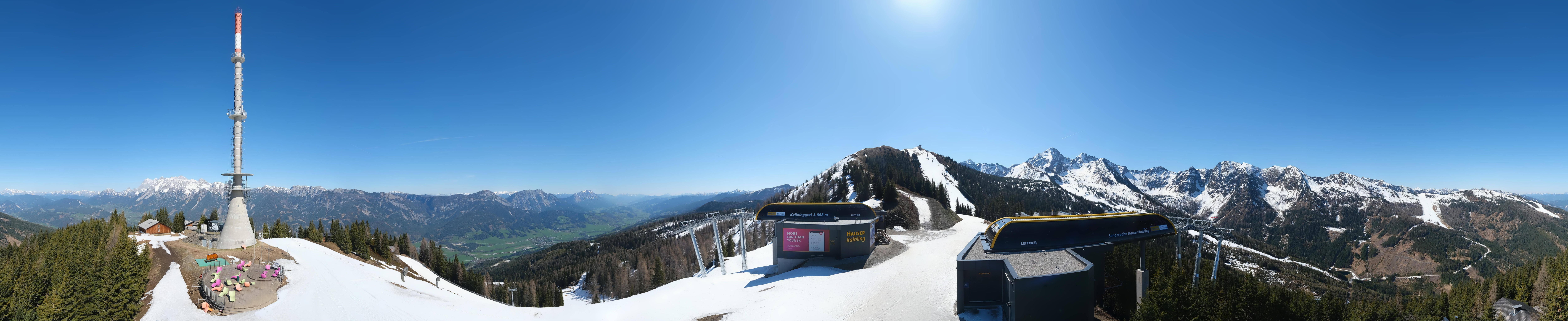 Archived image Webcam 360 degree Panoramic view Hauser Kaibling