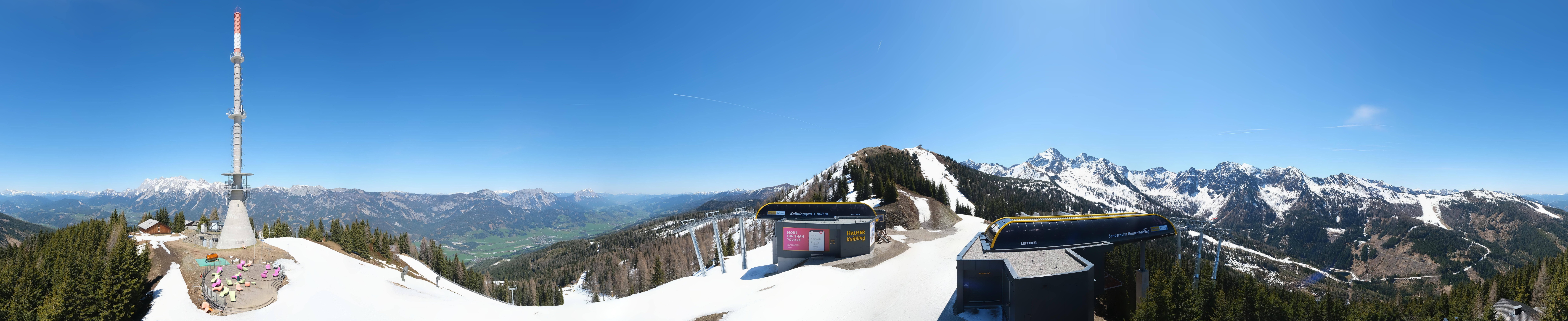 Archived image Webcam 360 degree Panoramic view Hauser Kaibling