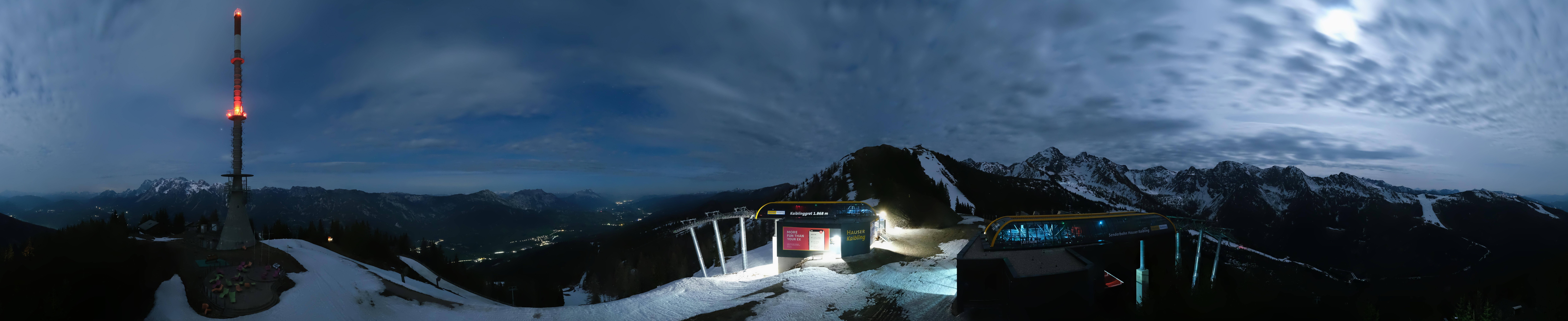 Archived image Webcam 360 degree Panoramic view Hauser Kaibling