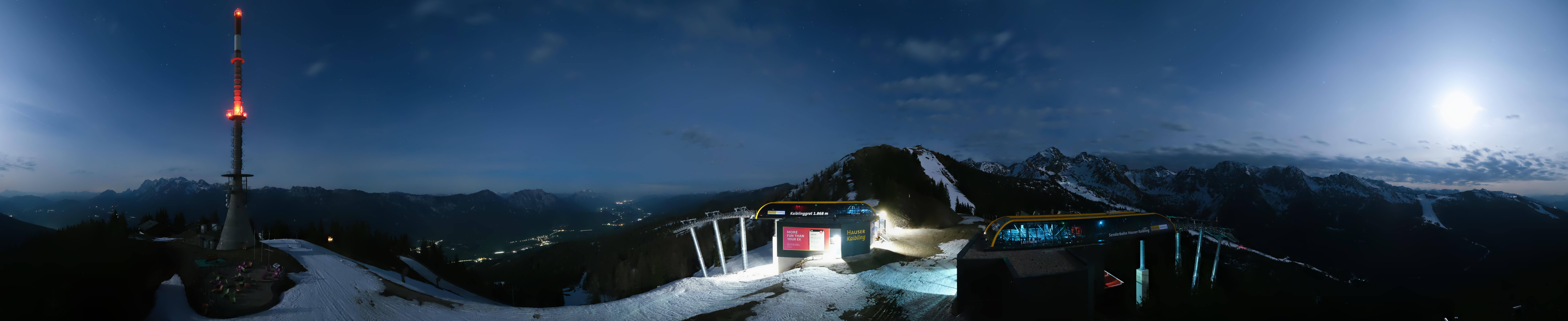 Archived image Webcam 360 degree Panoramic view Hauser Kaibling