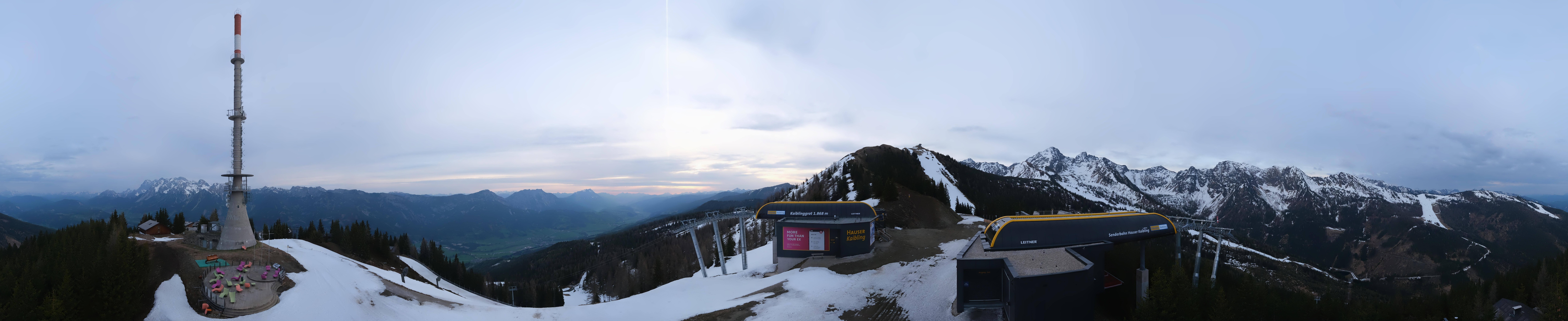 Archived image Webcam 360 degree Panoramic view Hauser Kaibling