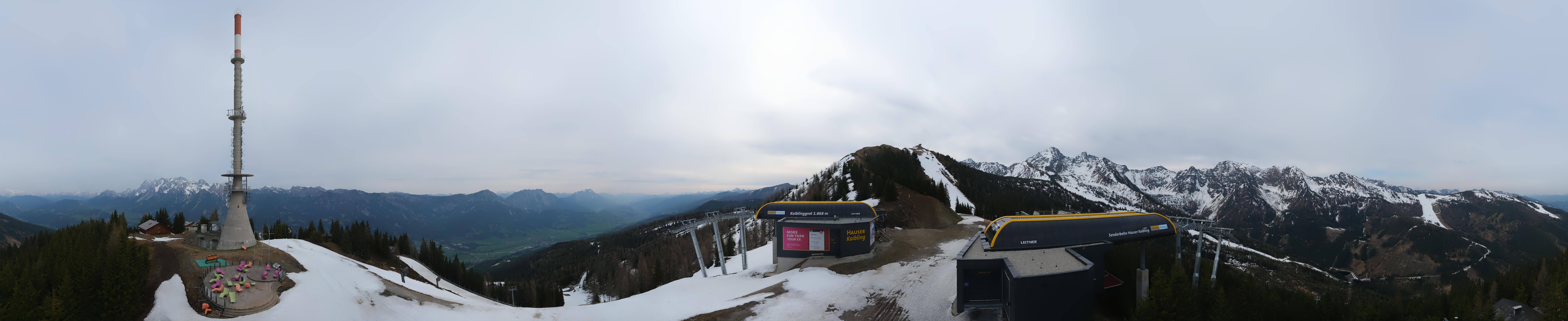 Archived image Webcam 360 degree Panoramic view Hauser Kaibling