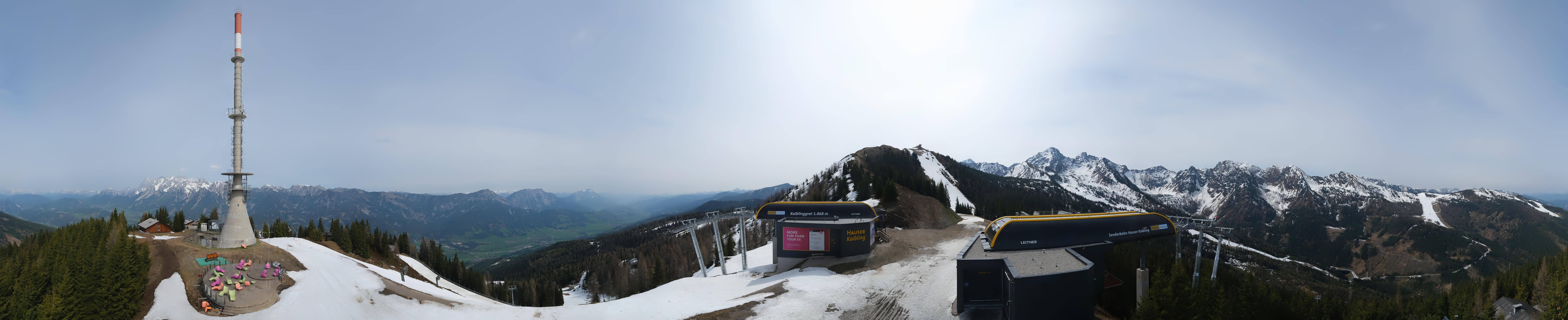 Archived image Webcam 360 degree Panoramic view Hauser Kaibling