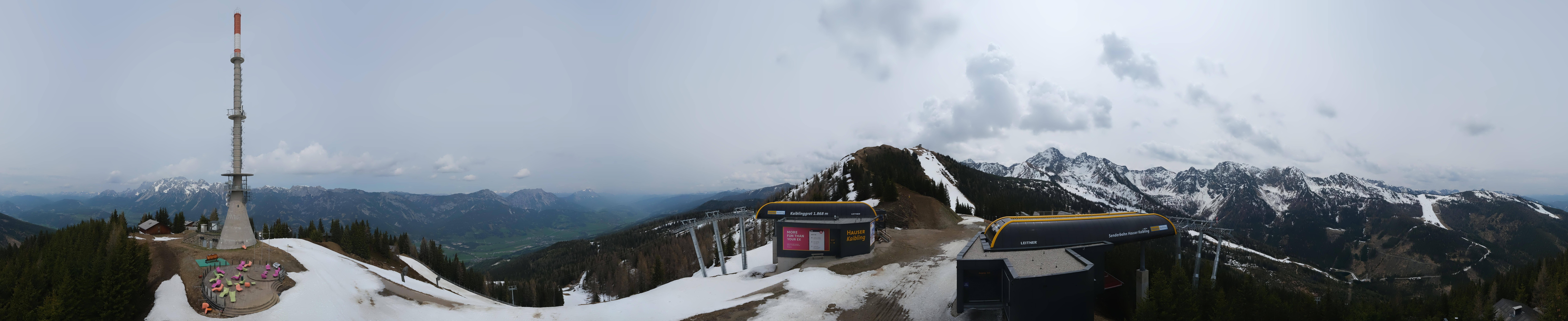 Archived image Webcam 360 degree Panoramic view Hauser Kaibling