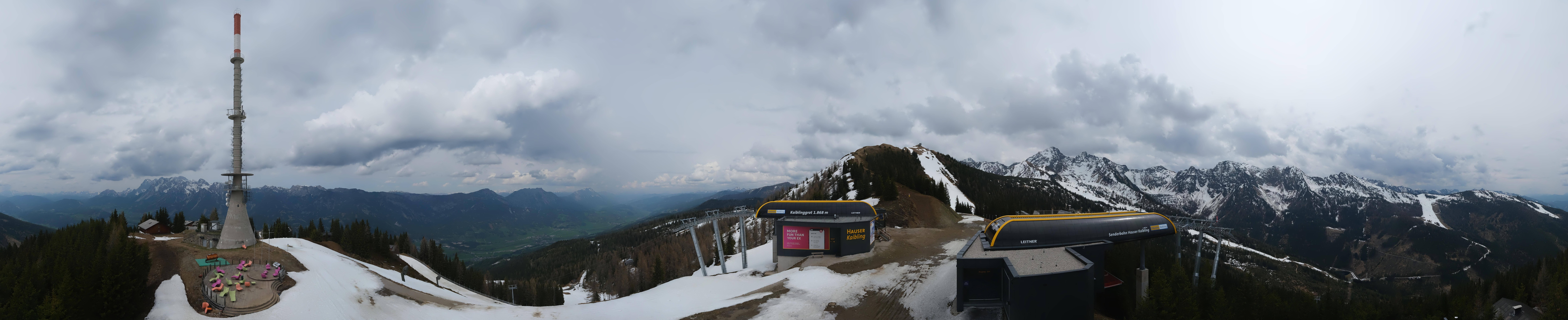 Archived image Webcam 360 degree Panoramic view Hauser Kaibling