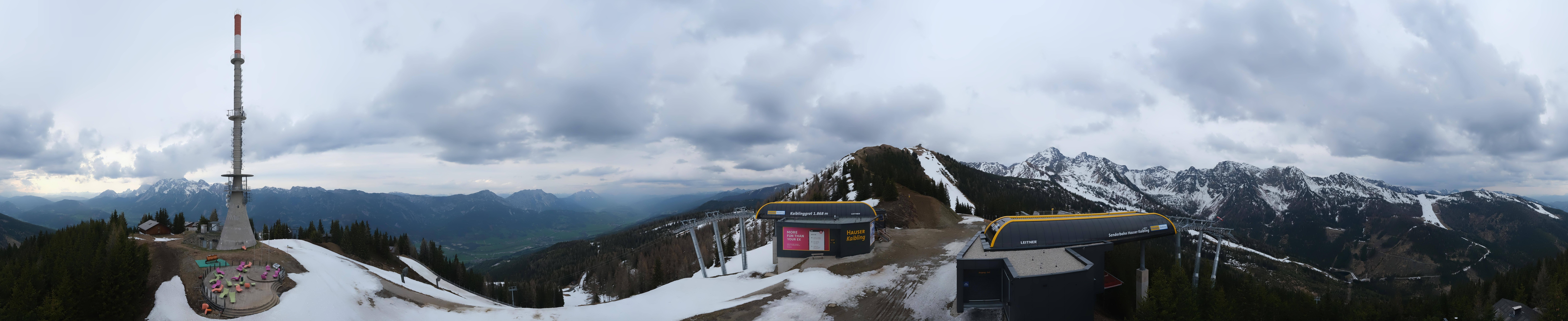 Archived image Webcam 360 degree Panoramic view Hauser Kaibling