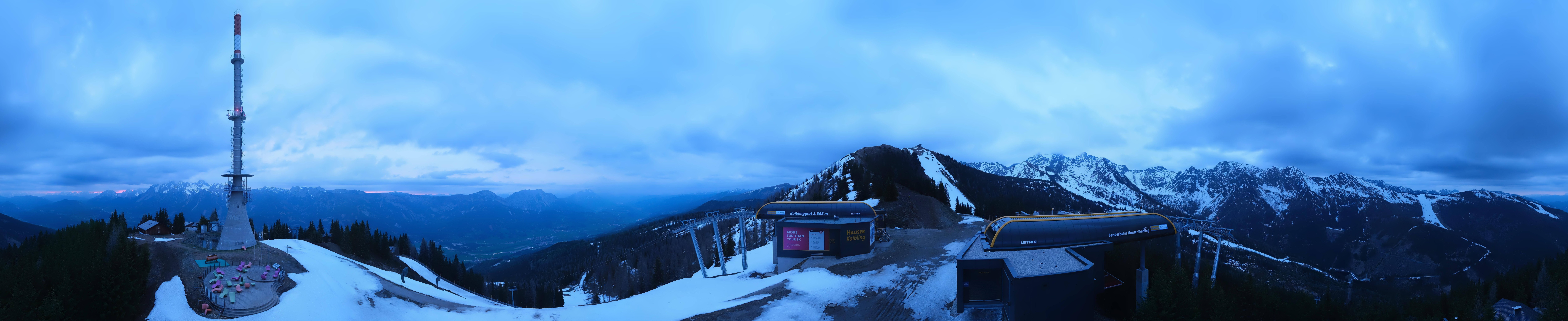 Archived image Webcam 360 degree Panoramic view Hauser Kaibling