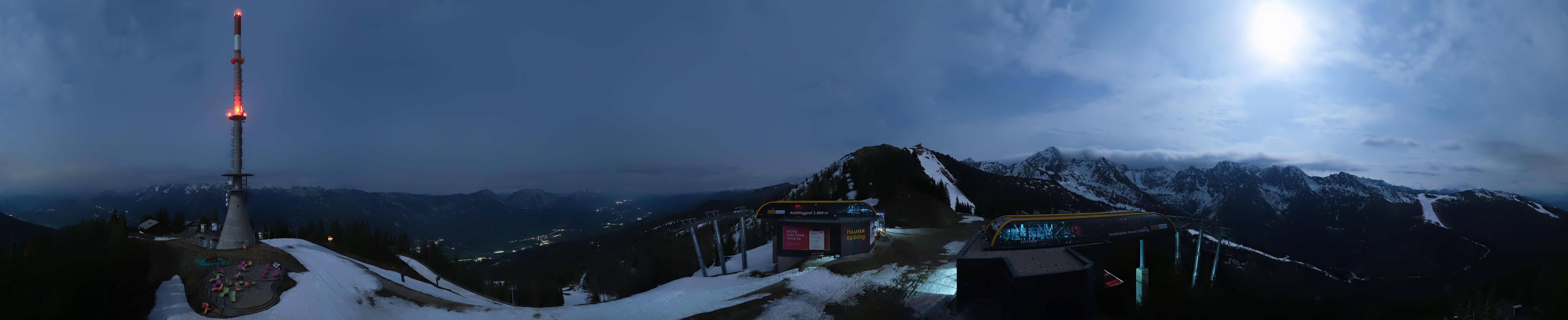 Archived image Webcam 360 degree Panoramic view Hauser Kaibling