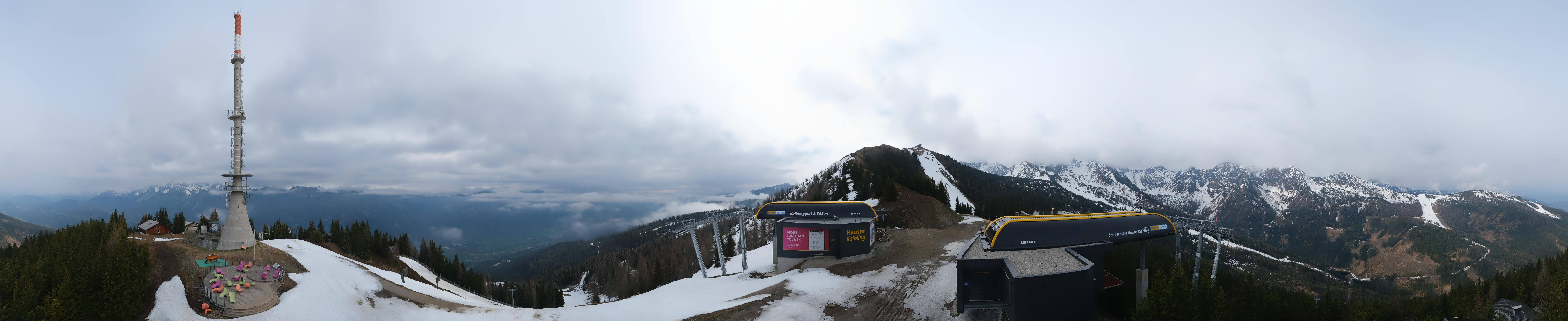 Archived image Webcam 360 degree Panoramic view Hauser Kaibling