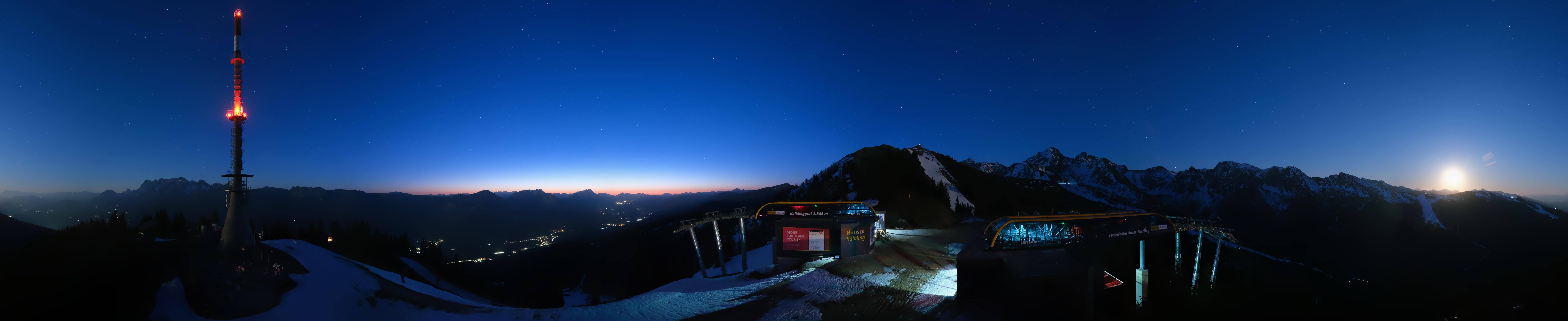 Archiv Foto Webcam Hauser Kaibling: Panorama Sendemast