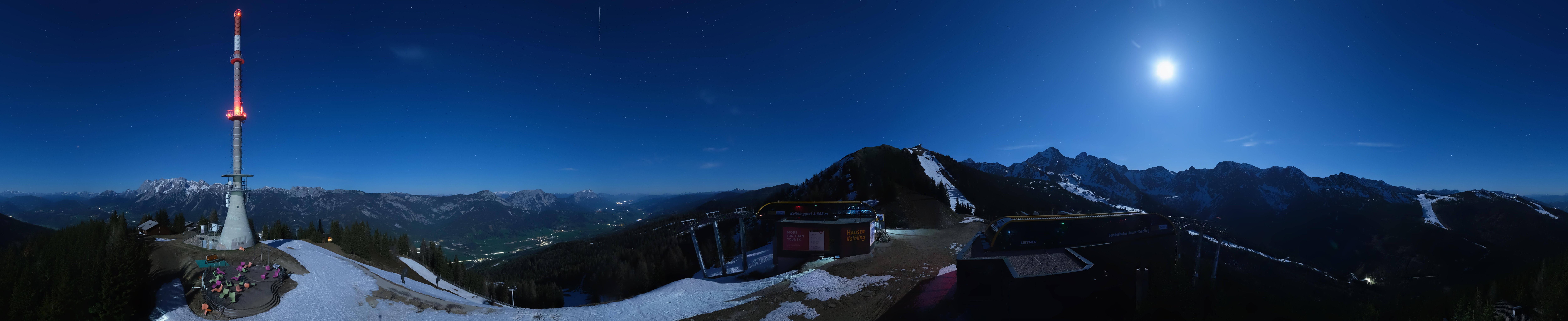Archived image Webcam 360 degree Panoramic view Hauser Kaibling