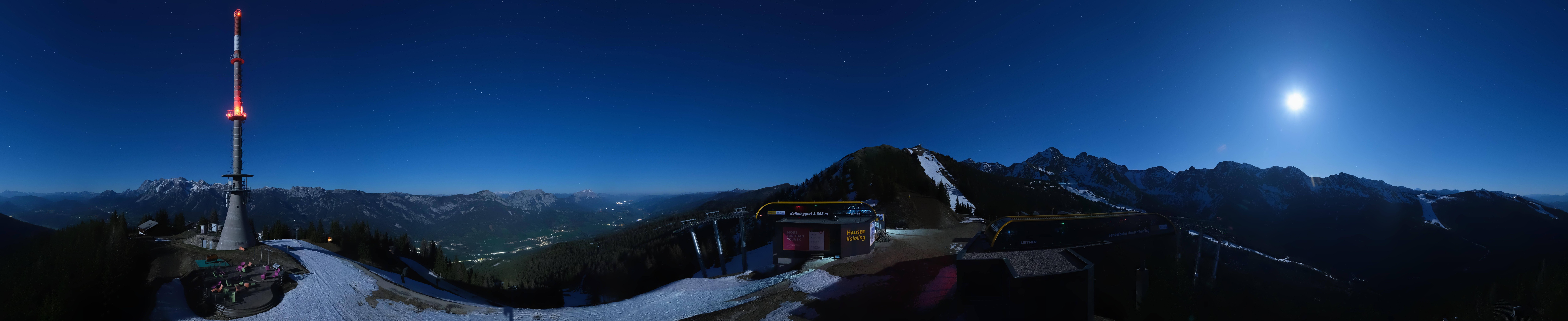 Archived image Webcam 360 degree Panoramic view Hauser Kaibling