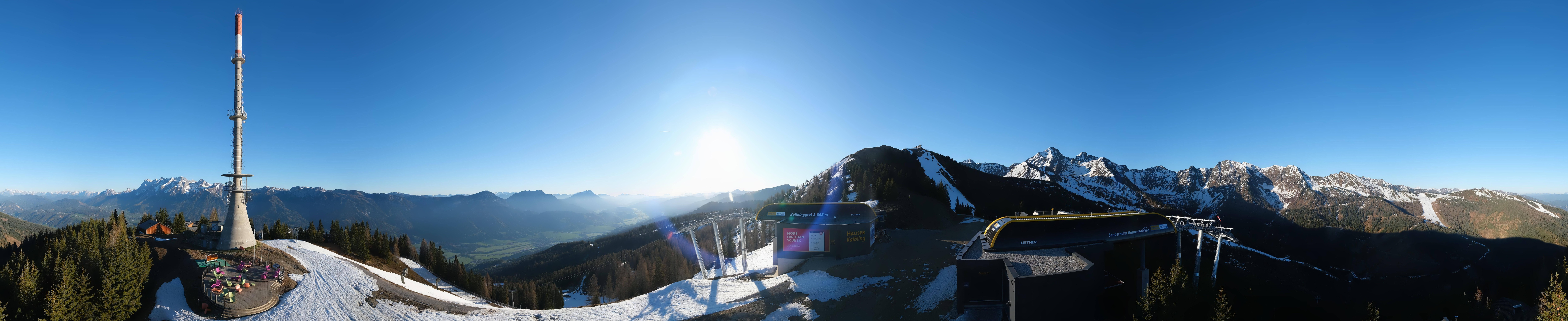 Archived image Webcam 360 degree Panoramic view Hauser Kaibling