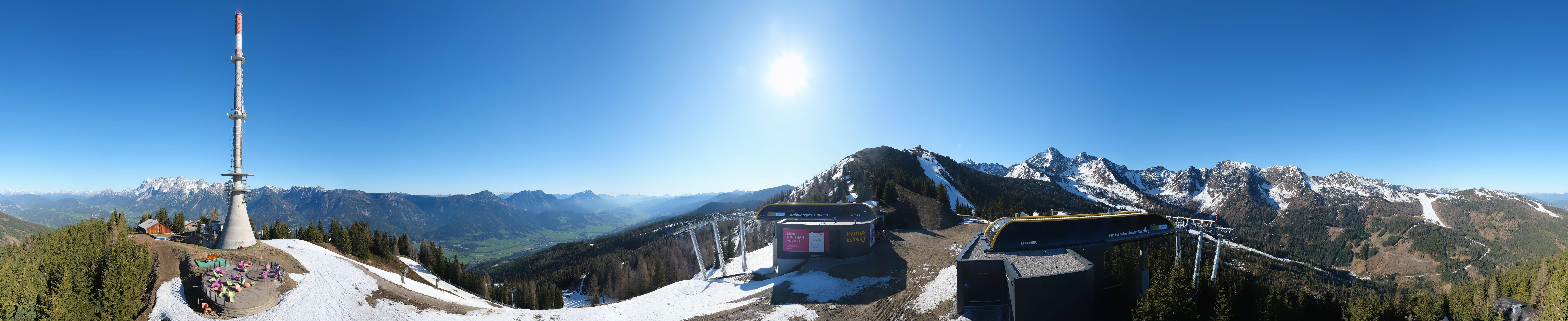 Archived image Webcam 360 degree Panoramic view Hauser Kaibling