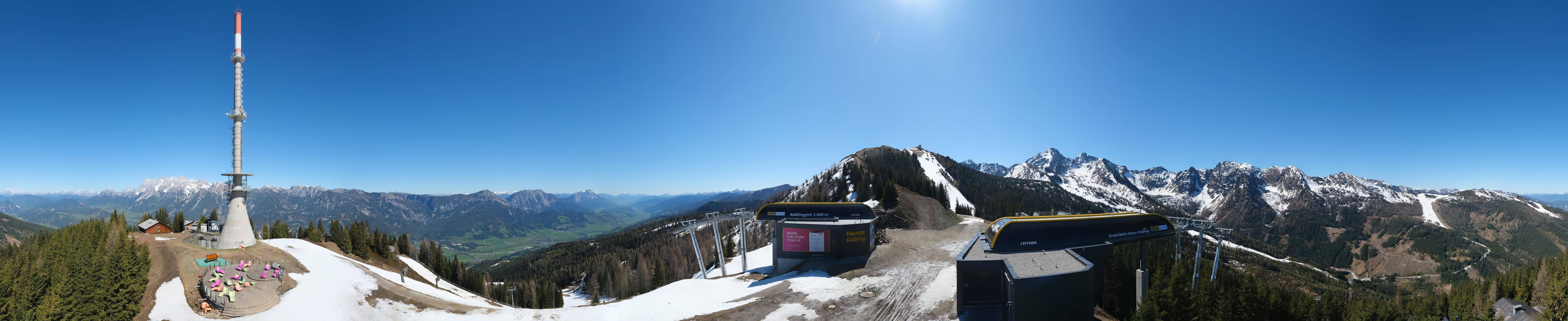 Archived image Webcam 360 degree Panoramic view Hauser Kaibling