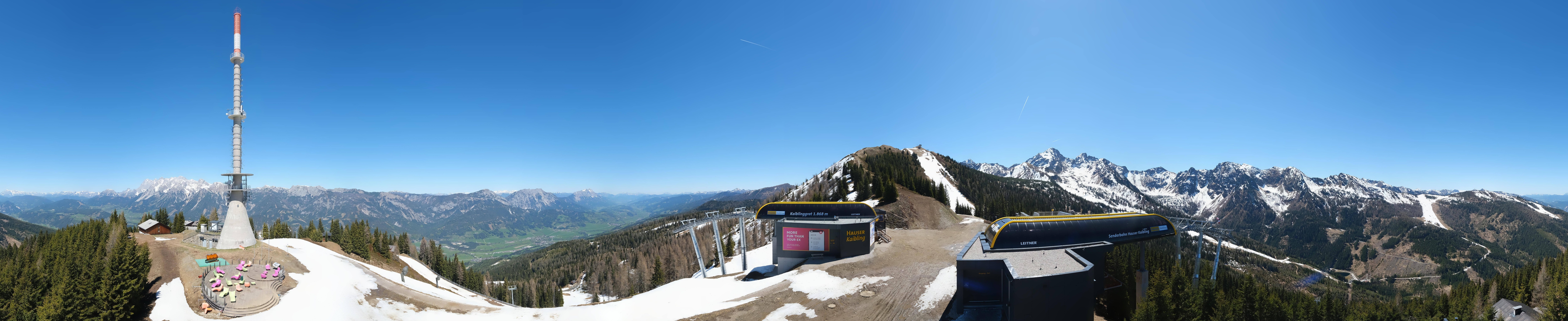 Archived image Webcam 360 degree Panoramic view Hauser Kaibling
