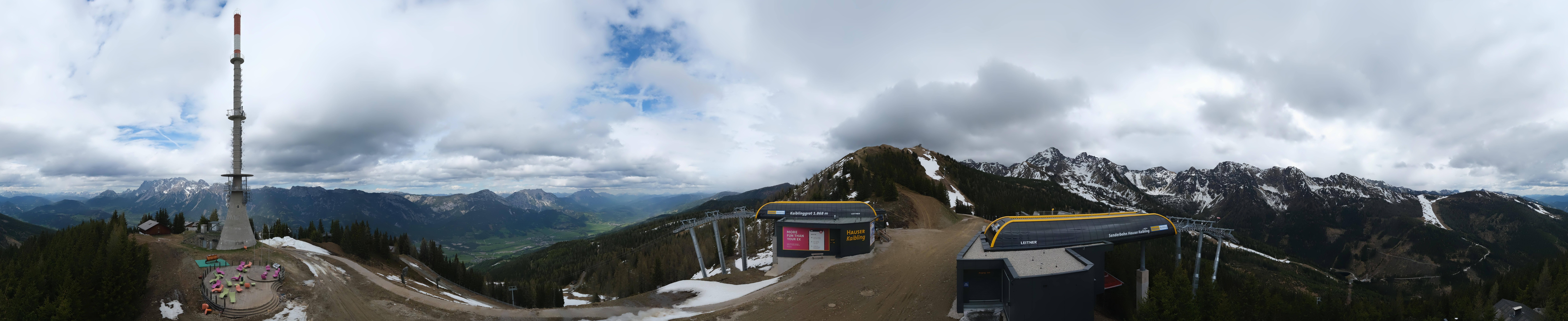 Archived image Webcam 360 degree Panoramic view Hauser Kaibling