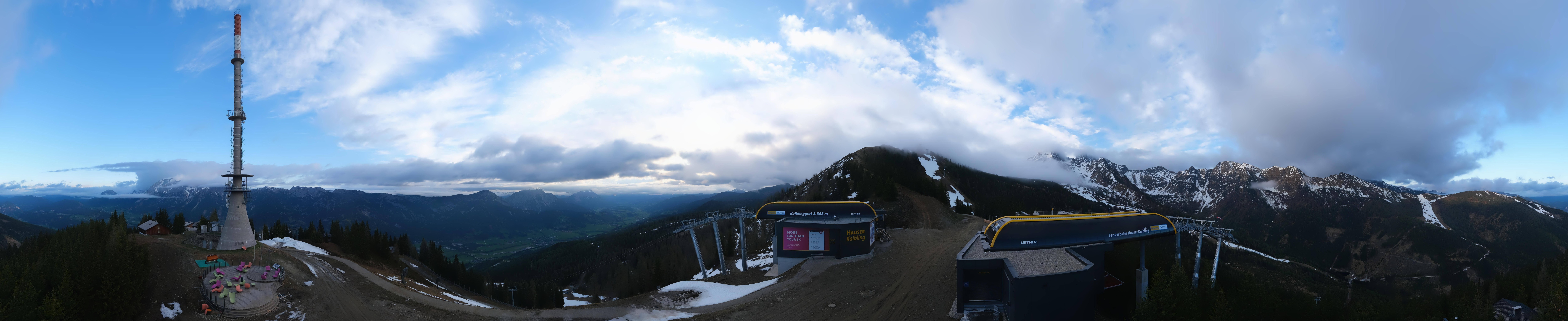 Archived image Webcam 360 degree Panoramic view Hauser Kaibling