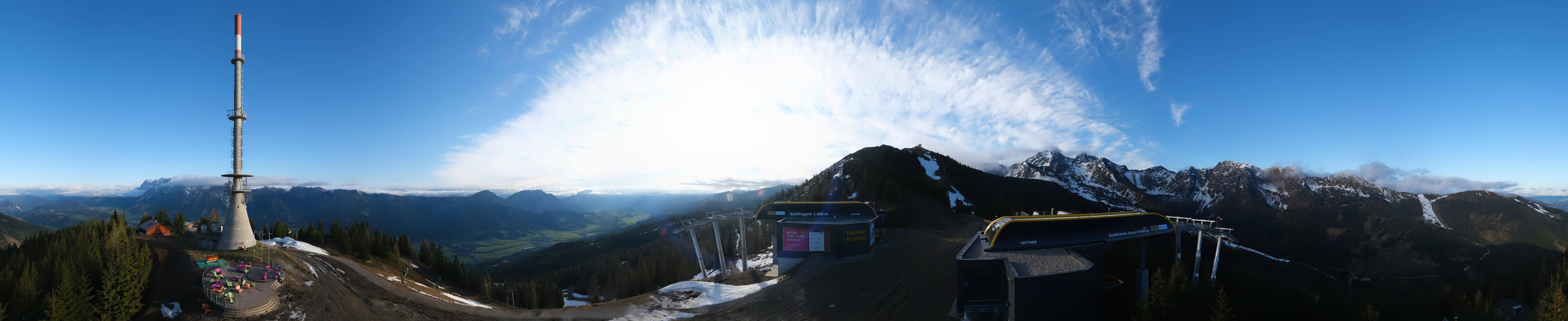 Archived image Webcam 360 degree Panoramic view Hauser Kaibling