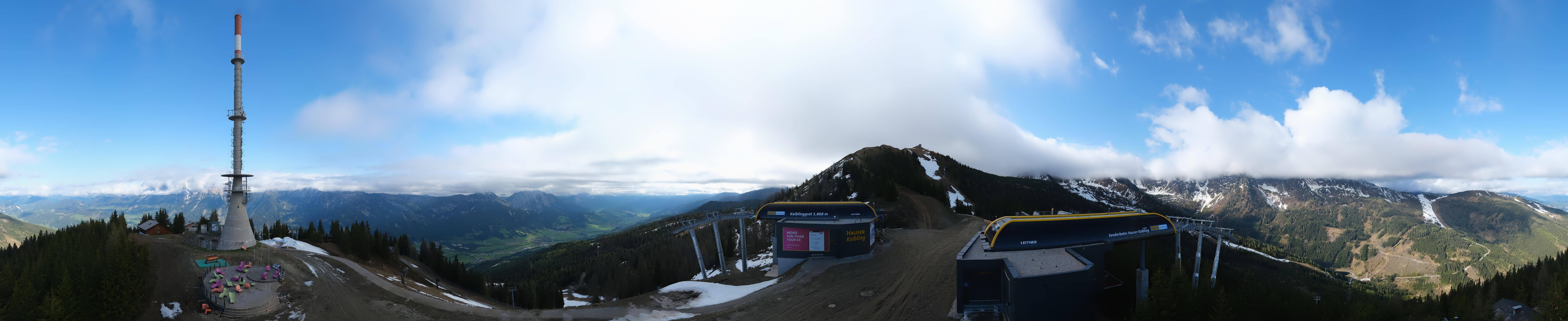 Archived image Webcam 360 degree Panoramic view Hauser Kaibling