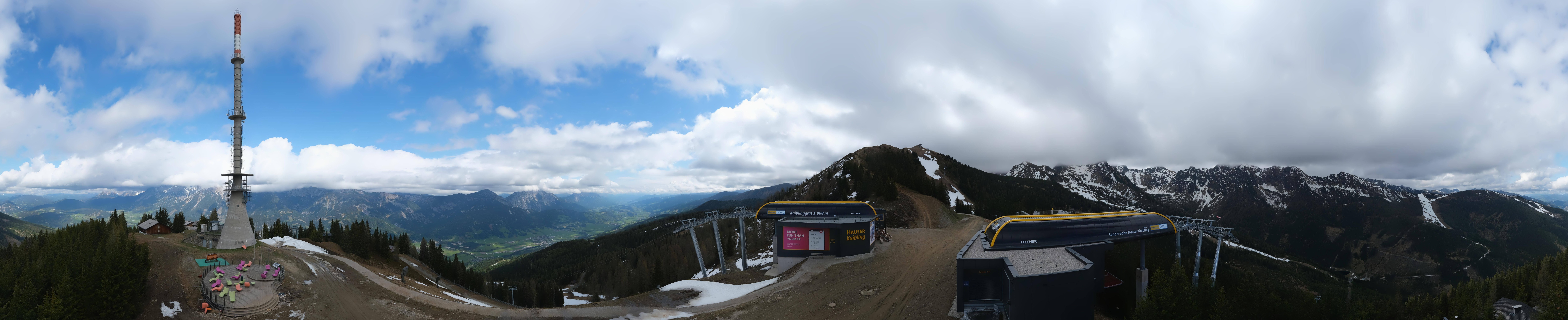 Archived image Webcam 360 degree Panoramic view Hauser Kaibling