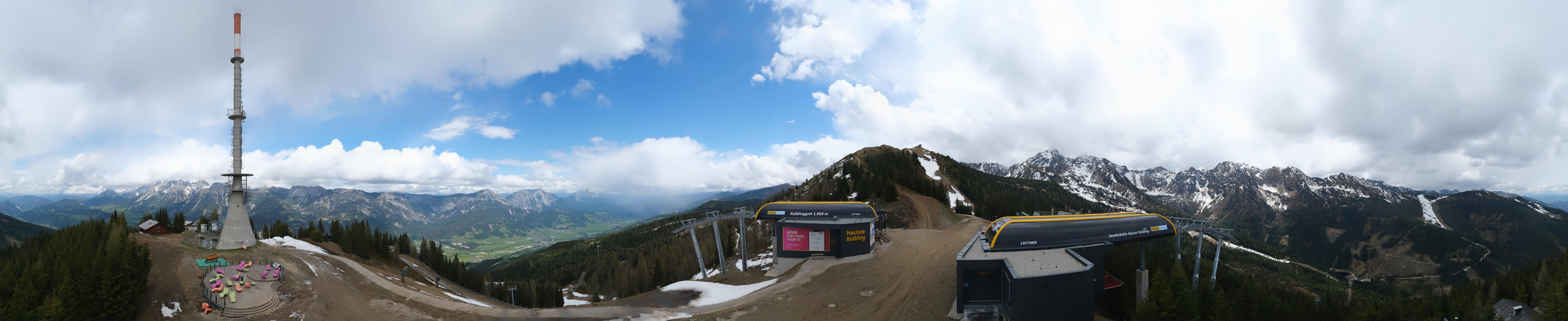 Archived image Webcam 360 degree Panoramic view Hauser Kaibling