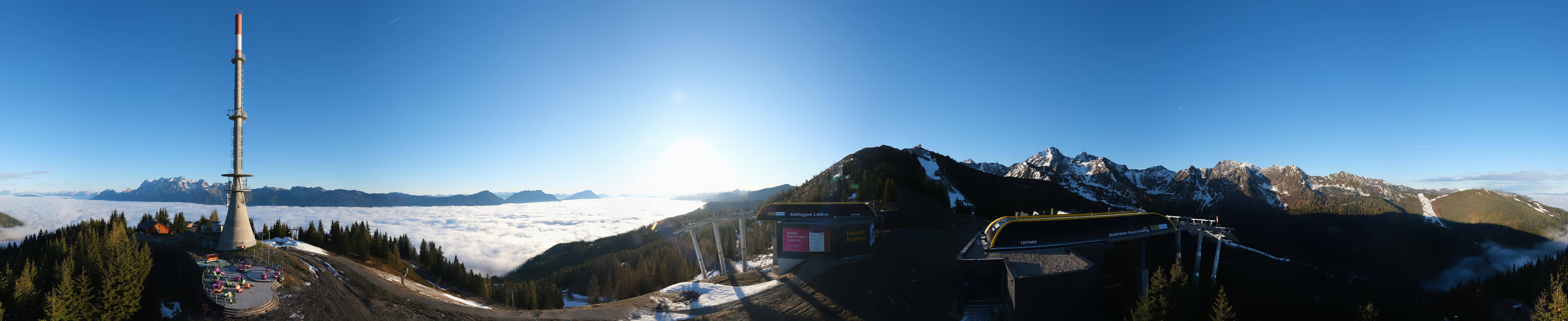 Archived image Webcam 360 degree Panoramic view Hauser Kaibling