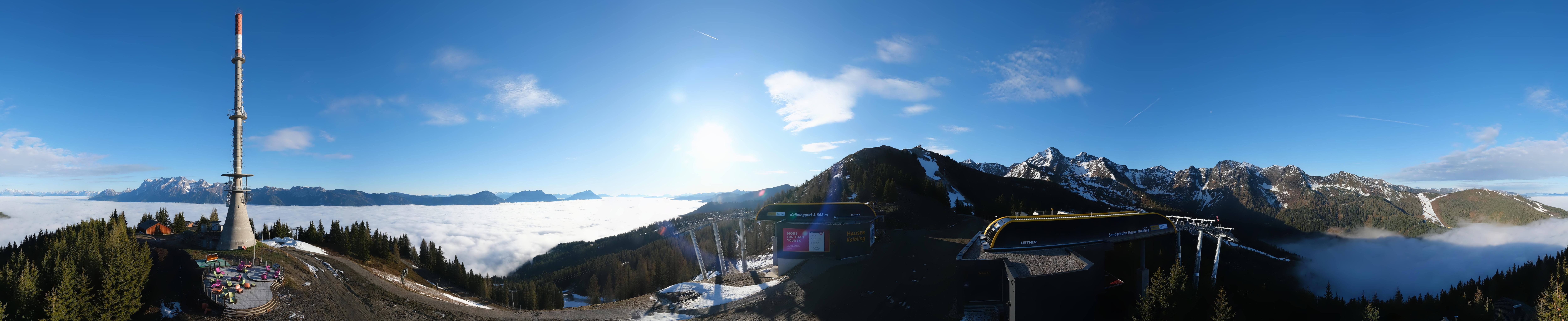 Archived image Webcam 360 degree Panoramic view Hauser Kaibling