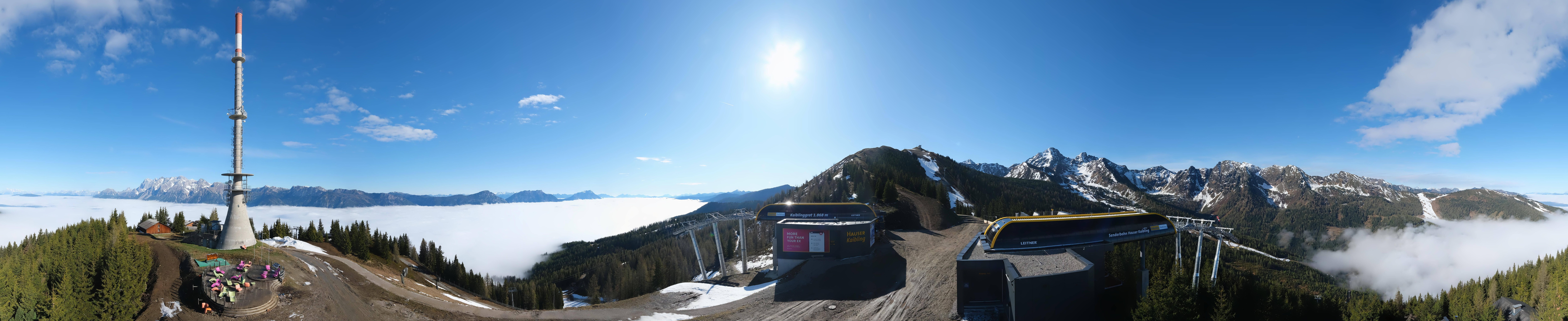 Archived image Webcam 360 degree Panoramic view Hauser Kaibling