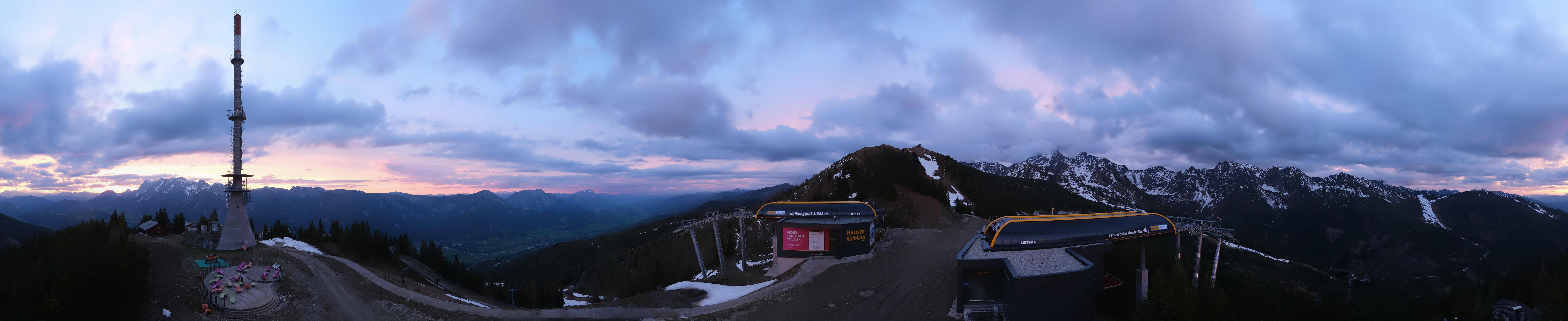 Archived image Webcam 360 degree Panoramic view Hauser Kaibling