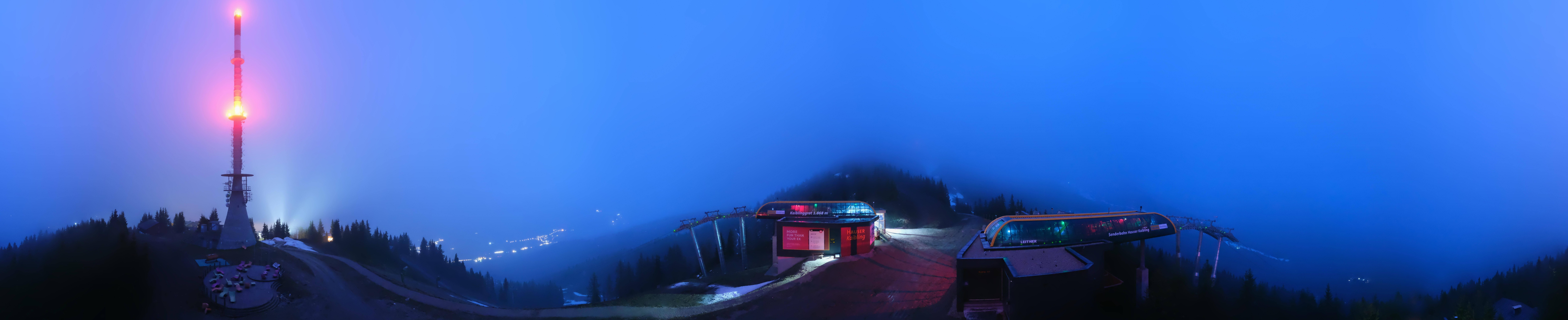 Archiv Foto Webcam Hauser Kaibling: Panorama Sendemast