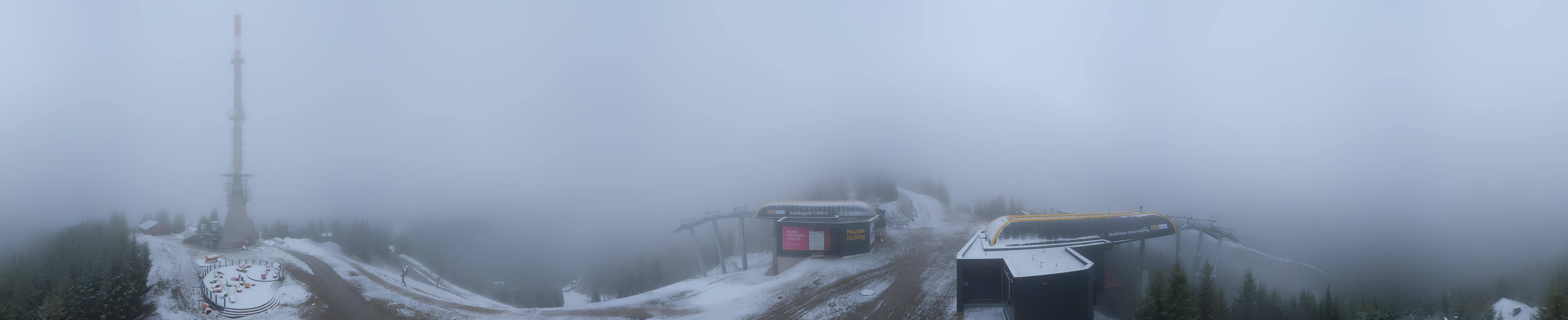 Archiv Foto Webcam Hauser Kaibling: Panorama Sendemast