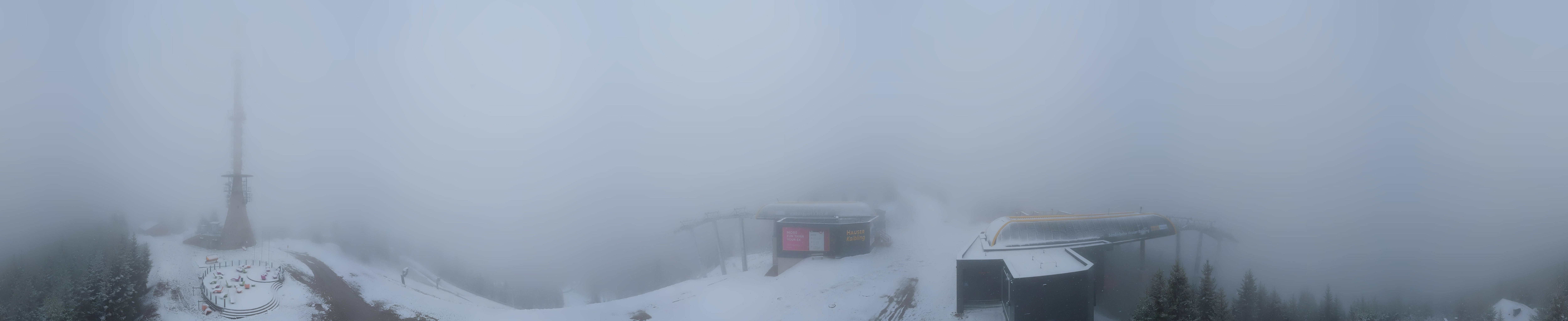 Archiv Foto Webcam Hauser Kaibling: Panorama Sendemast