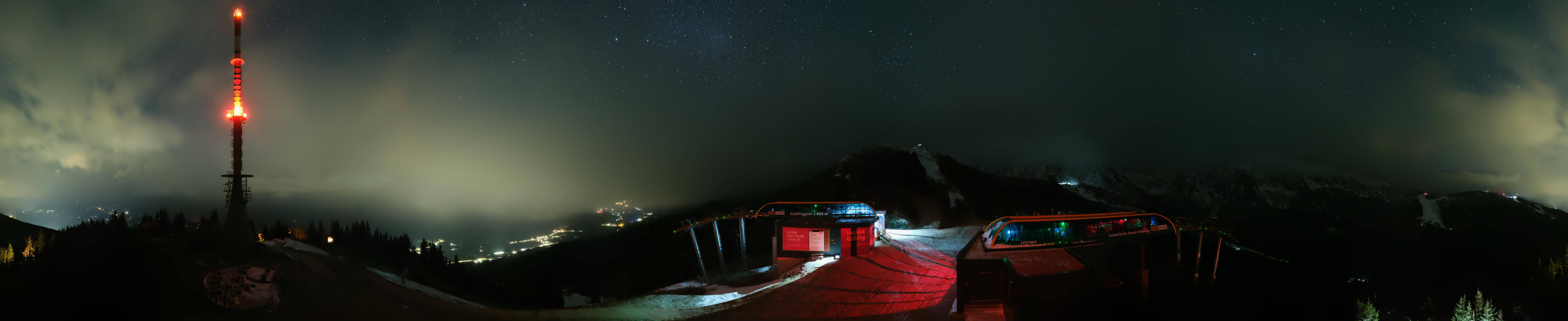 Archiv Foto Webcam Hauser Kaibling: Panorama Sendemast