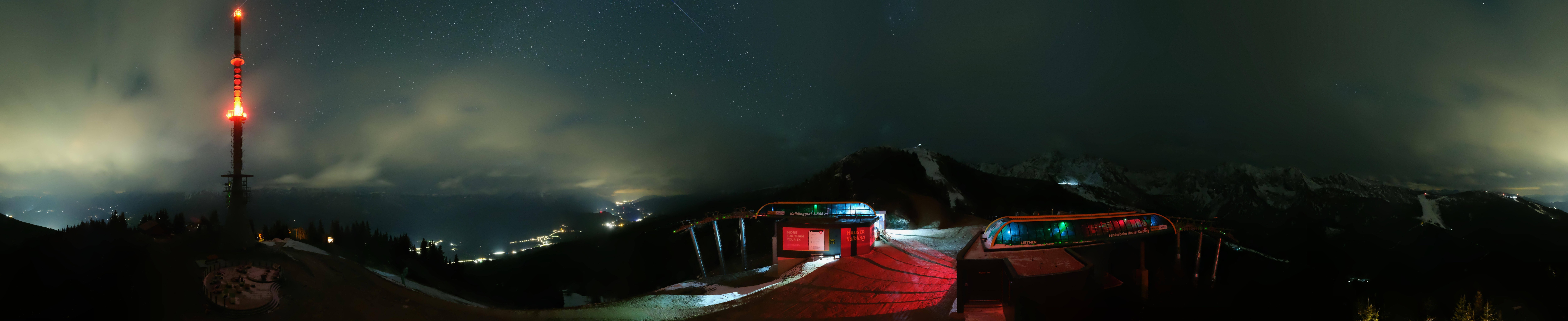 Archiv Foto Webcam Hauser Kaibling: Panorama Sendemast