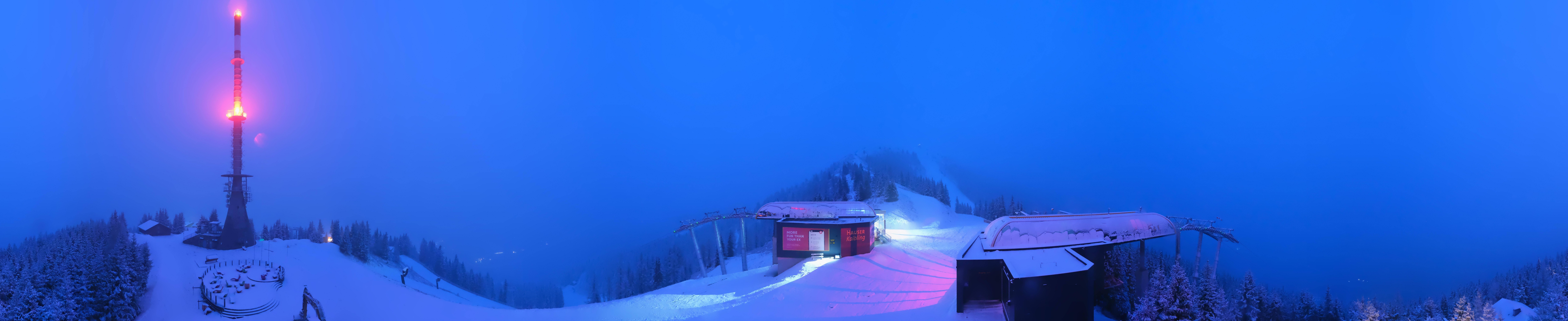 Archiv Foto Webcam Hauser Kaibling: Panorama Sendemast