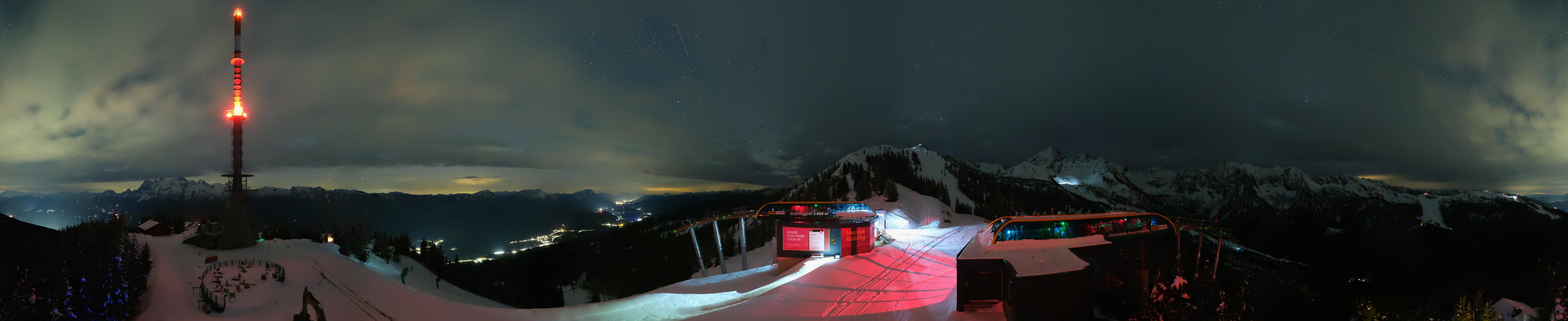 Archiv Foto Webcam Hauser Kaibling: Panorama Sendemast