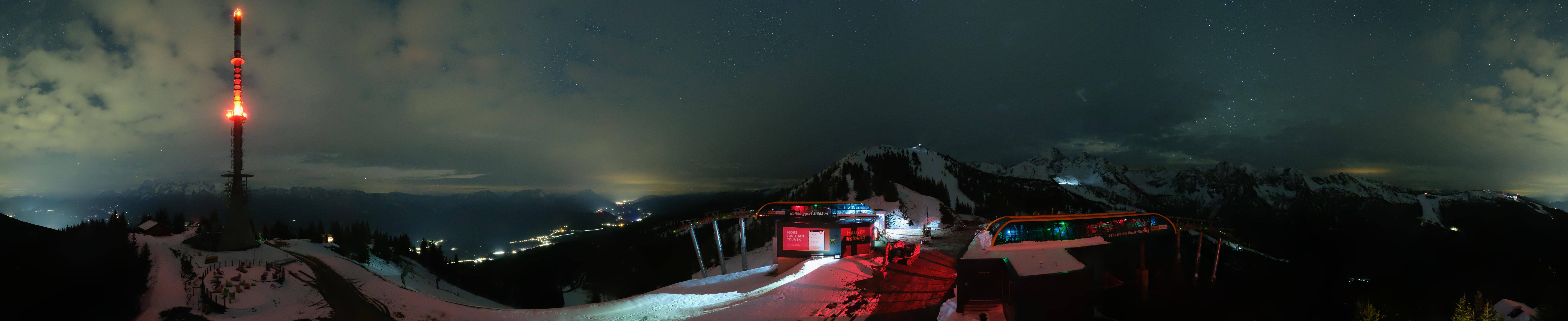 Archiv Foto Webcam Hauser Kaibling: Panorama Sendemast