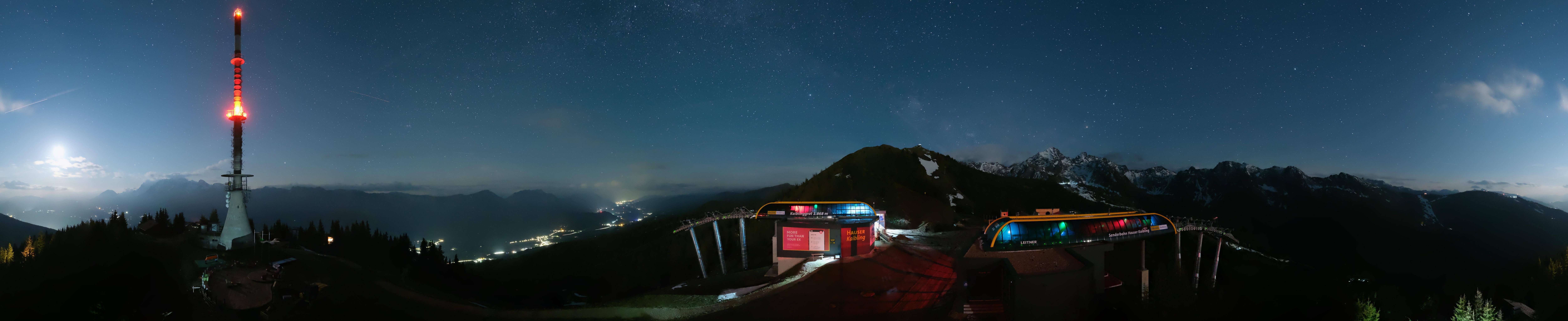 Archived image Webcam 360 degree Panoramic view Hauser Kaibling