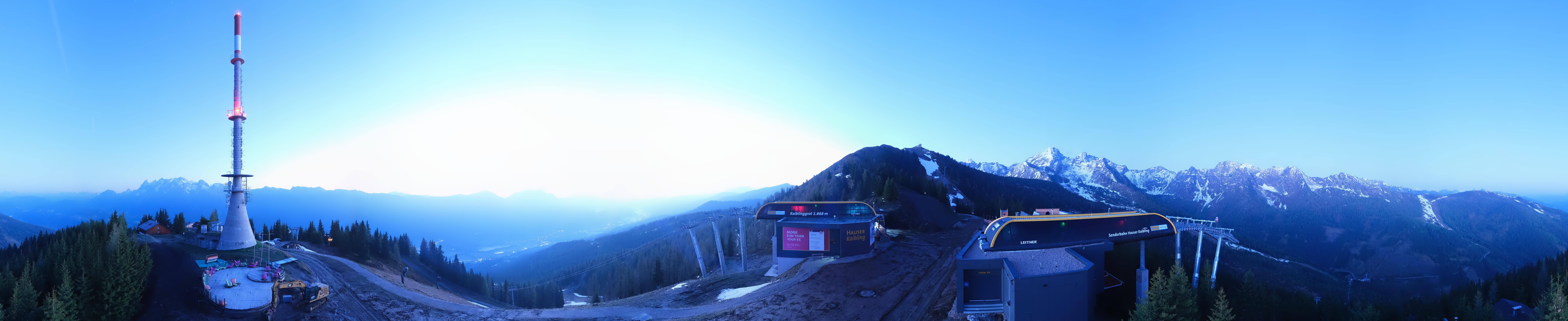 Archived image Webcam 360 degree Panoramic view Hauser Kaibling