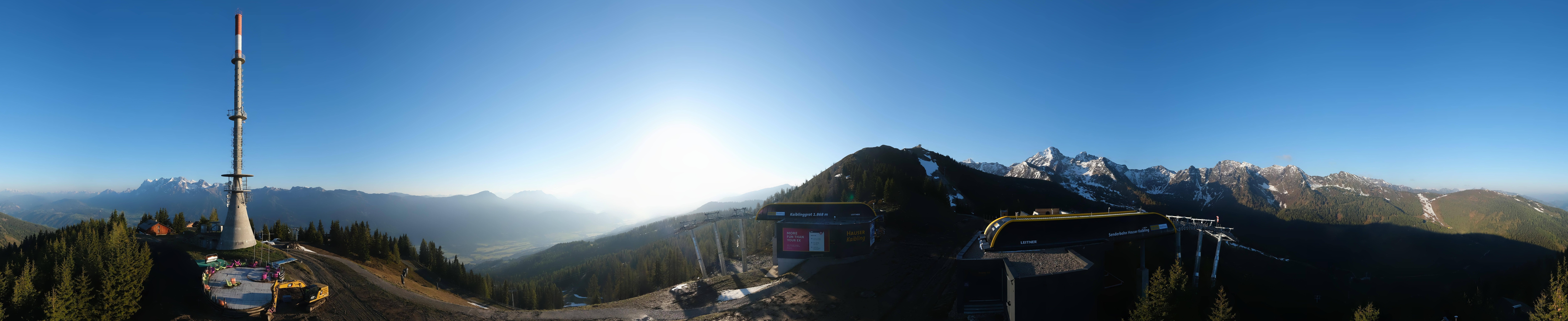Archived image Webcam 360 degree Panoramic view Hauser Kaibling