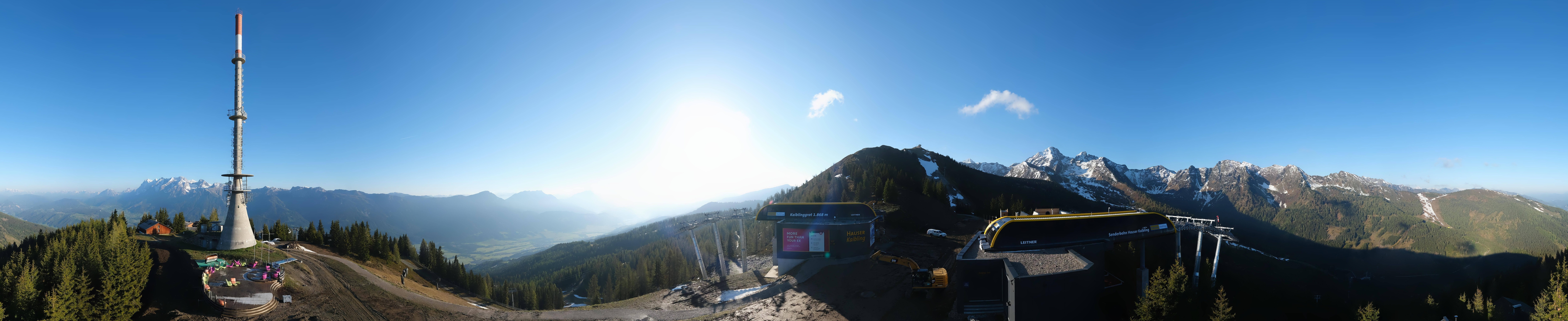 Archived image Webcam 360 degree Panoramic view Hauser Kaibling