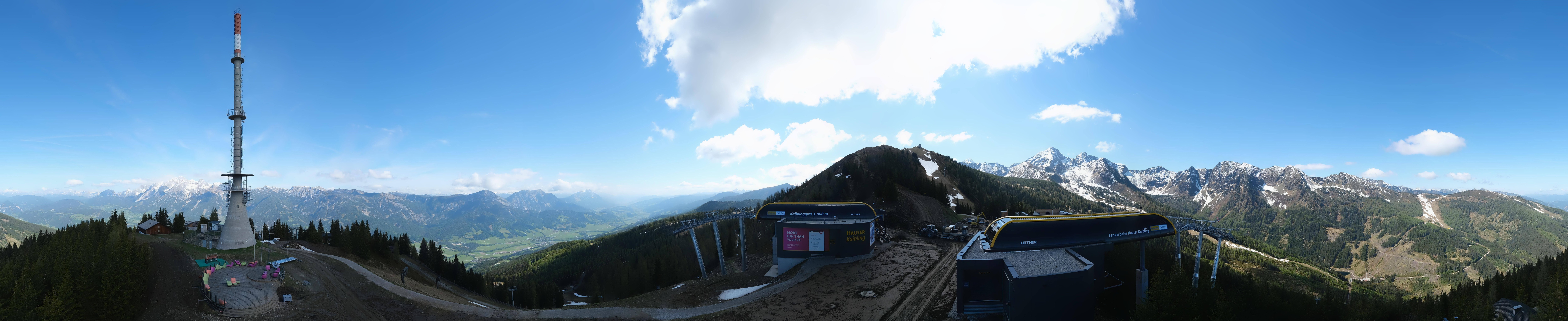Archived image Webcam 360 degree Panoramic view Hauser Kaibling