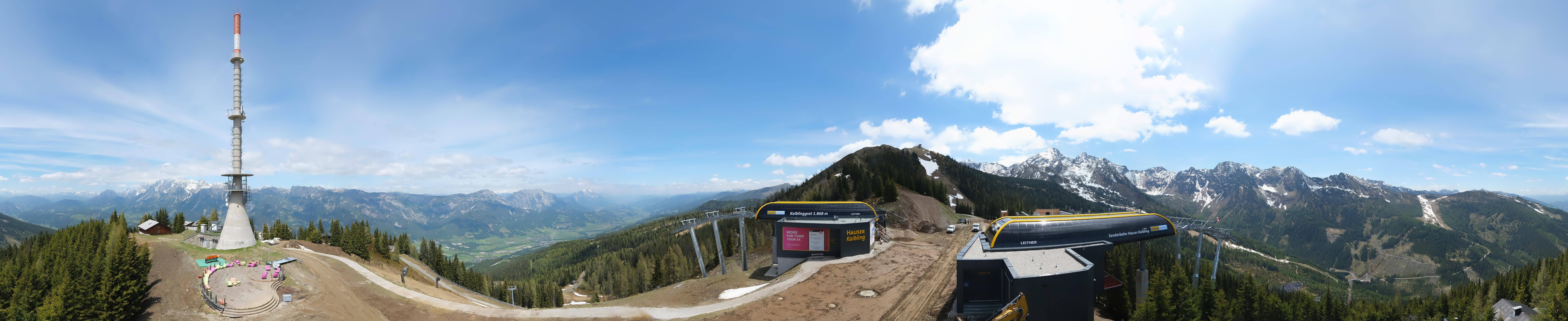 Archived image Webcam 360 degree Panoramic view Hauser Kaibling