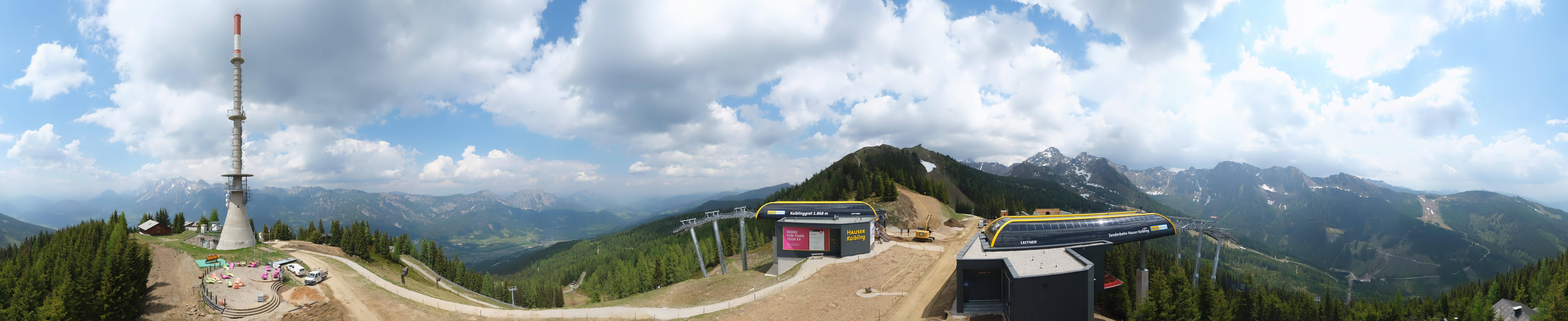 Archived image Webcam 360 degree Panoramic view Hauser Kaibling