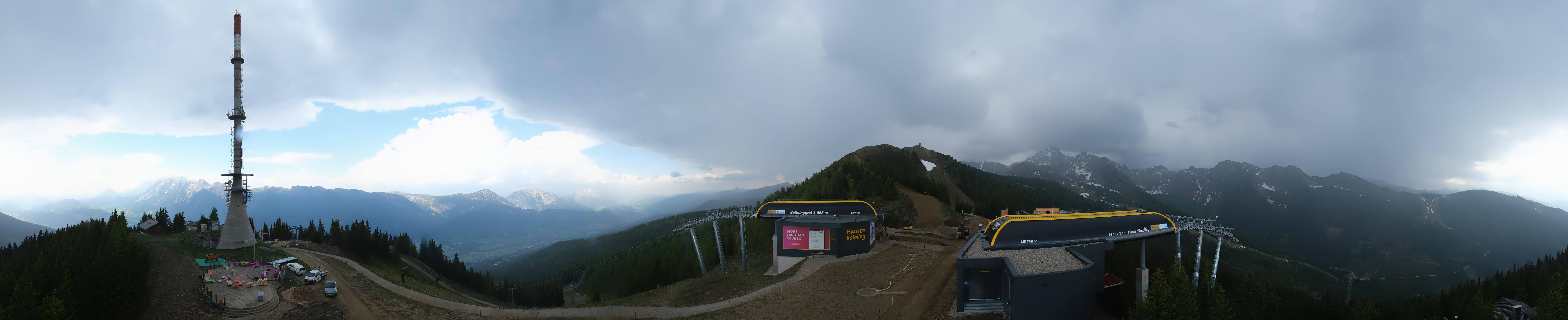 Archived image Webcam 360 degree Panoramic view Hauser Kaibling