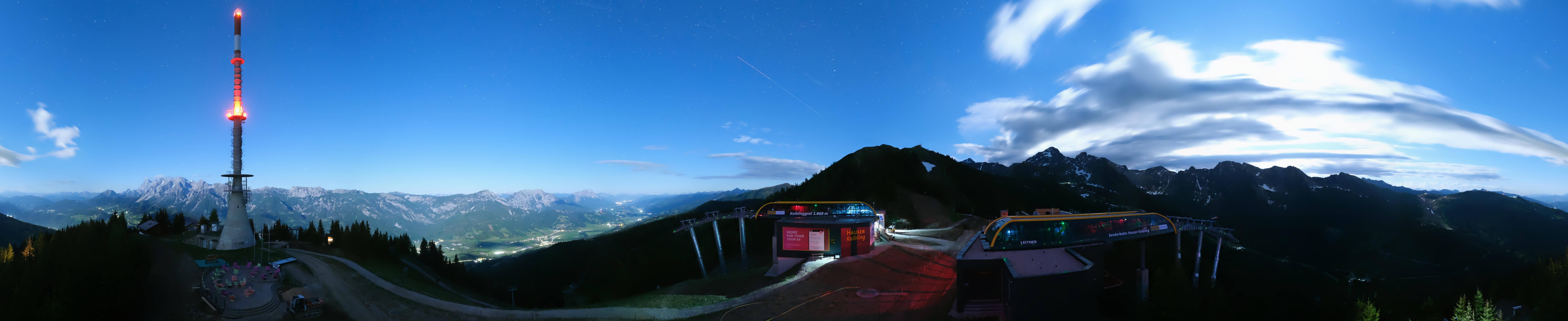 Archived image Webcam 360 degree Panoramic view Hauser Kaibling